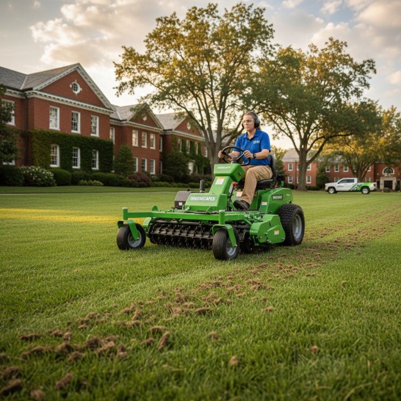 Commercial Lawn Aeration
