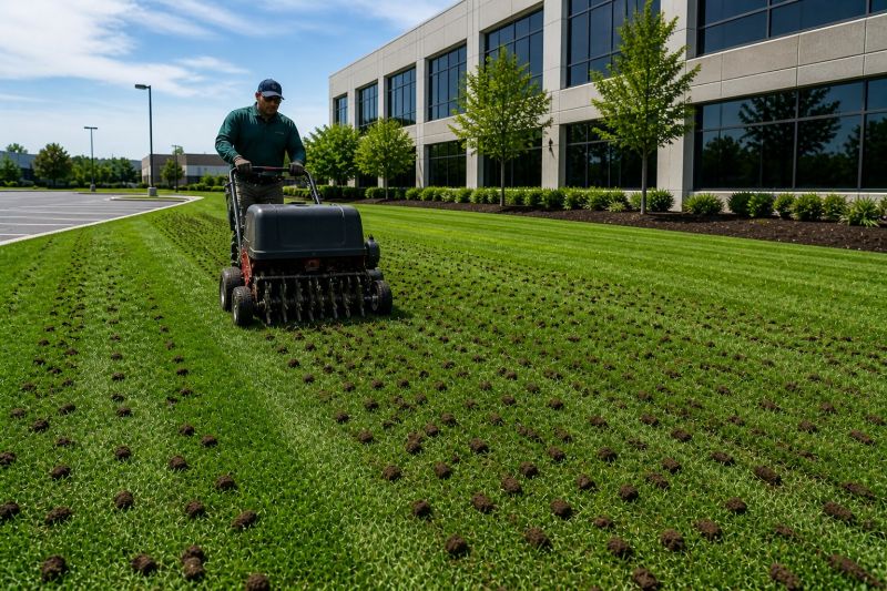 Commercial Lawn Aeration