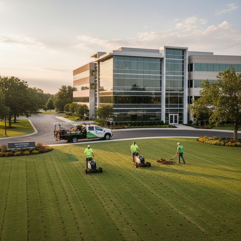 Commercial Lawn Aeration