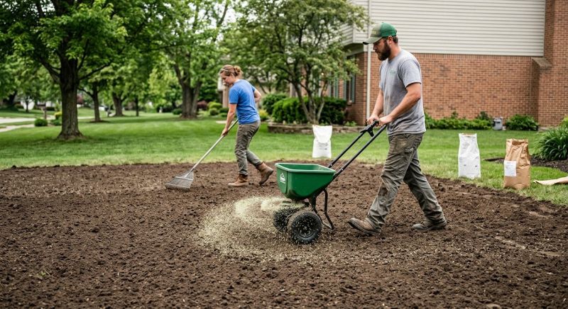 Commercial Lawn Seeding