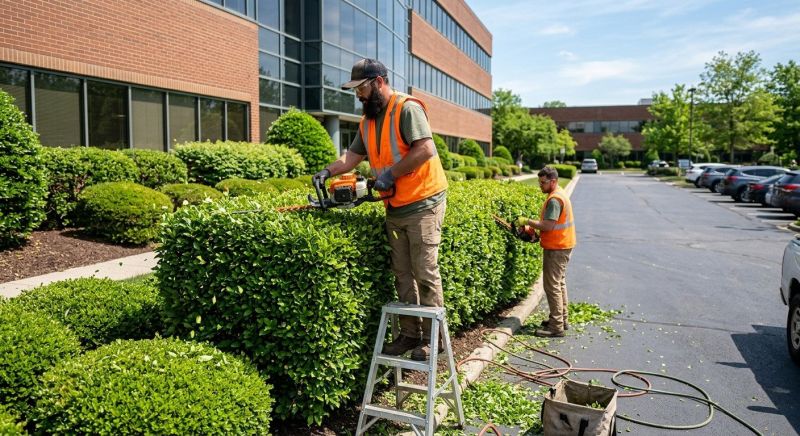 Commercial Shrub Trimming