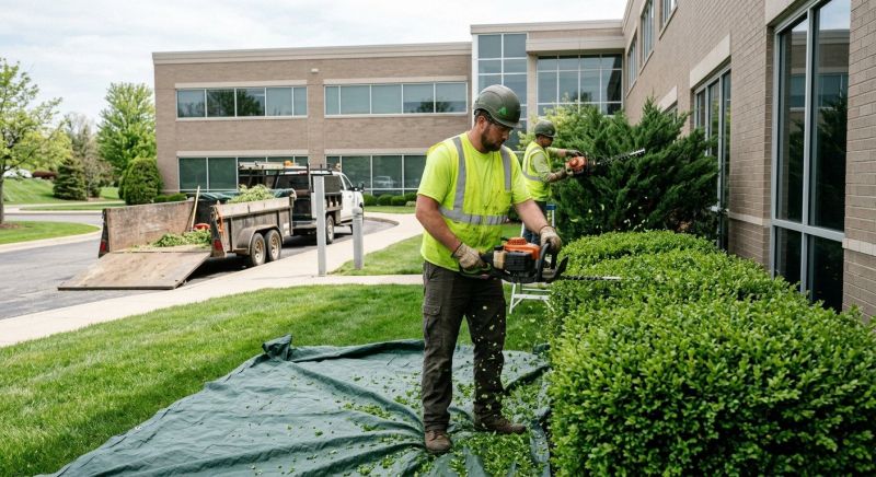 Commercial Shrub Trimming