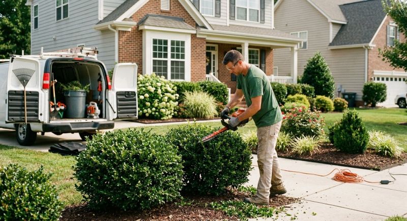Commercial Shrub Trimming