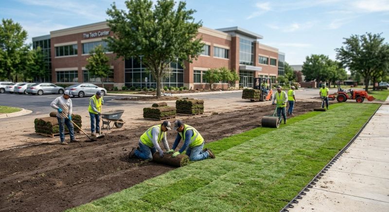 Commercial Sod Installation
