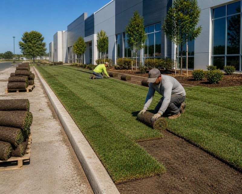 Commercial Sod Installation