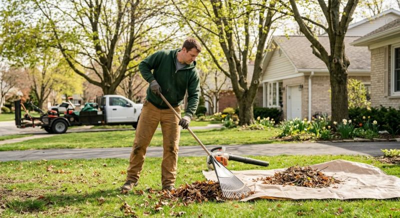 Fall Lawn Cleanup