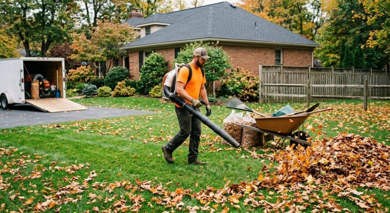 Fall Lawn Cleanup