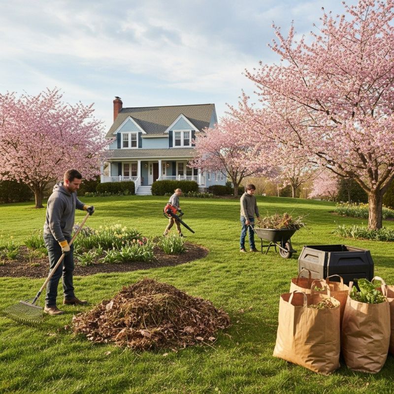 Fall Lawn Cleanup