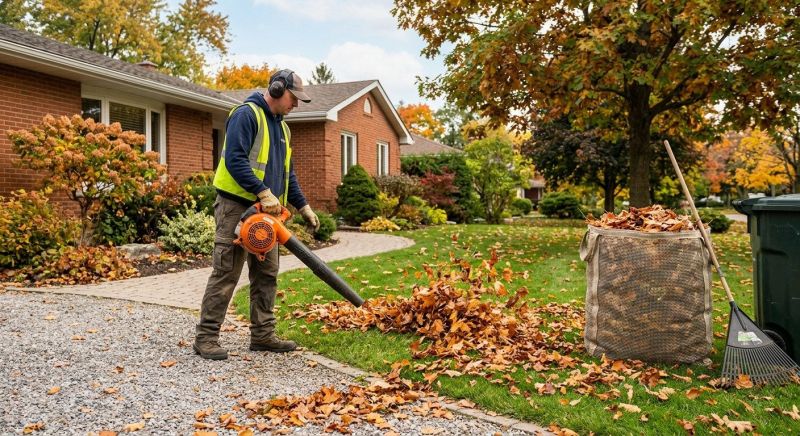 Fall Lawn Cleanup