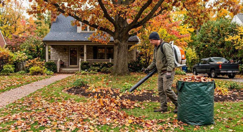 Fall Lawn Cleanup