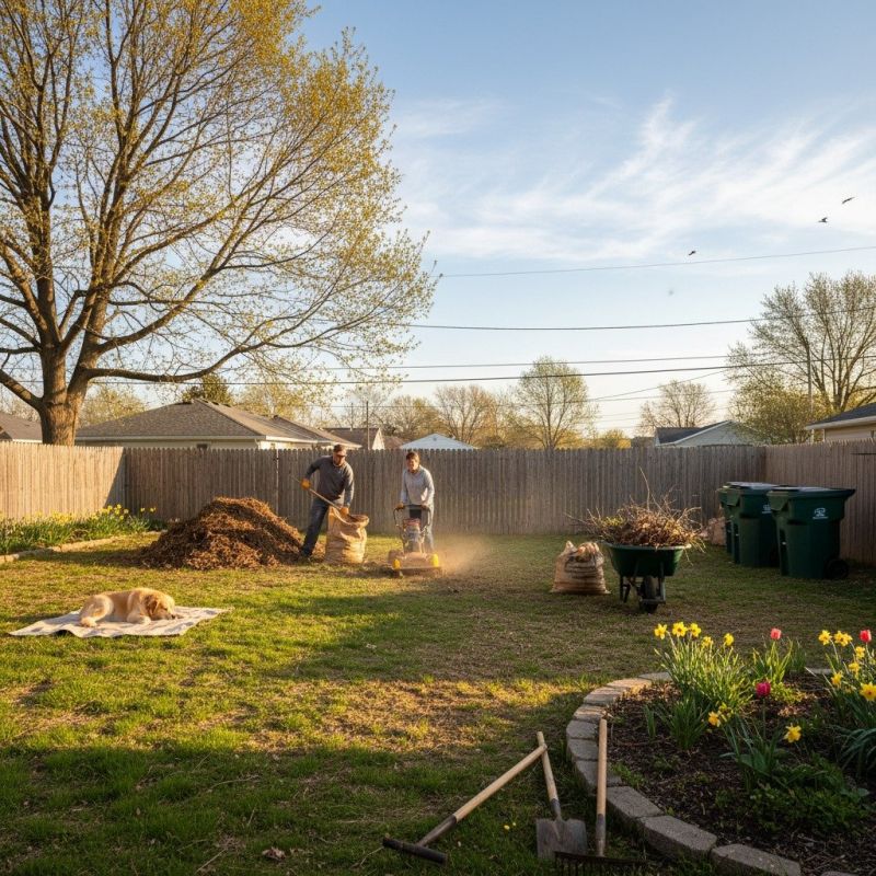 Fall Lawn Cleanup