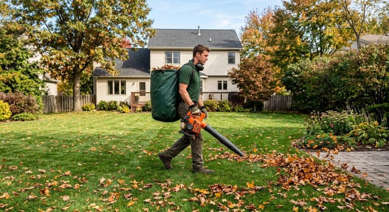 Fall Lawn Cleanup