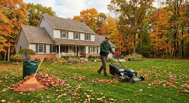 Fall Lawn Cleanup