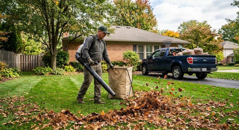 Fall Lawn Cleanup