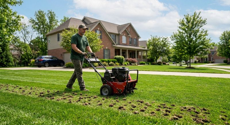 Lawn Aerating