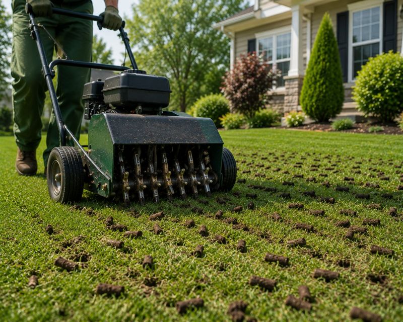 Lawn Aerating