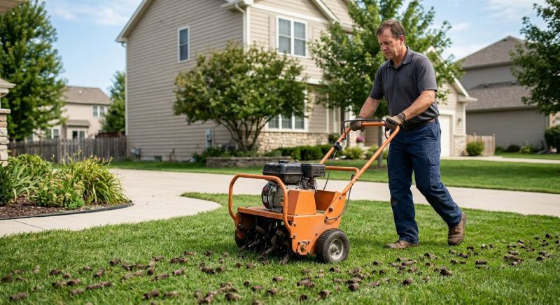 Lawn Aerating