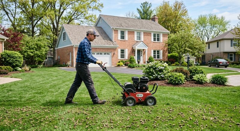 Lawn Aerating