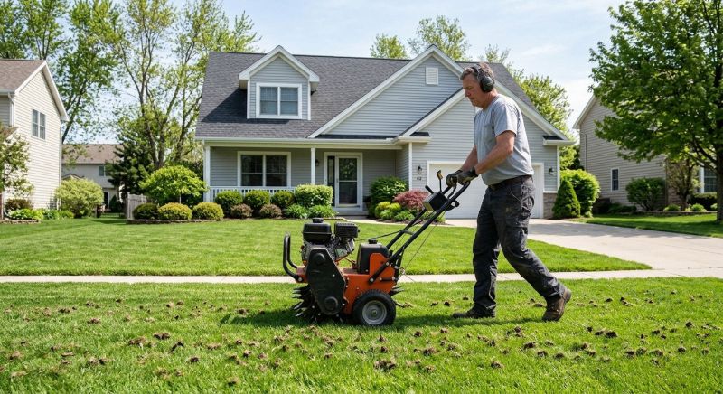 Lawn Aerating