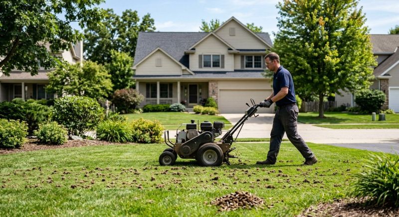 Lawn Aerating