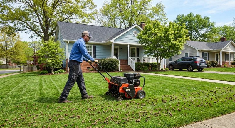Lawn Aerating