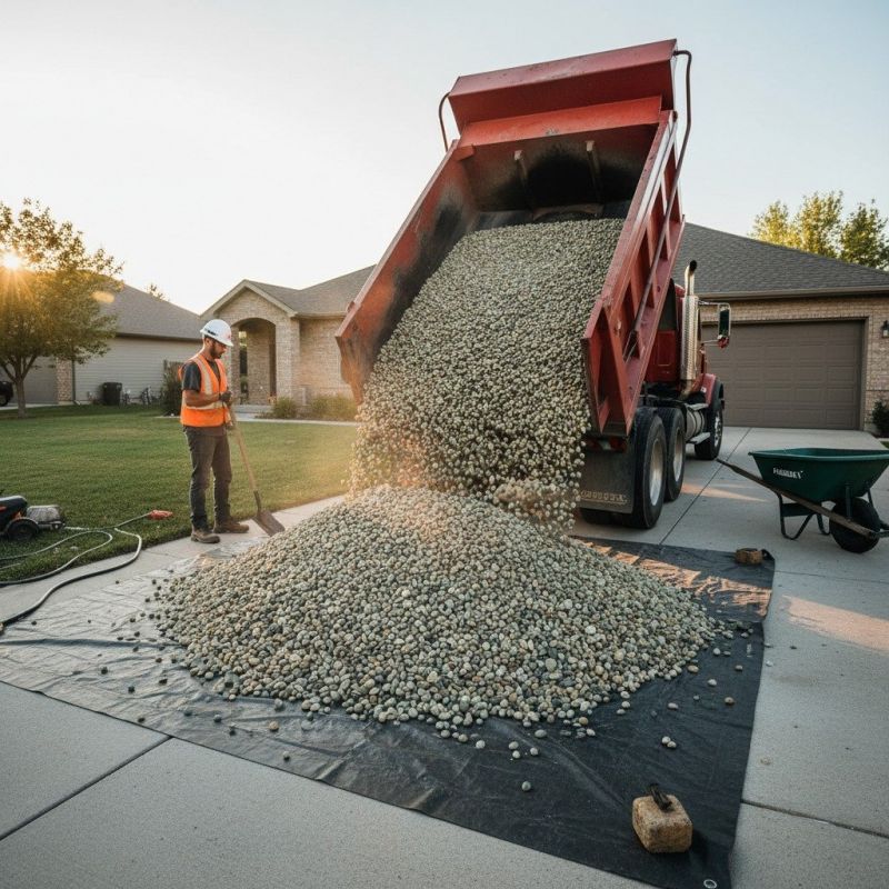 Pea Gravel Delivery