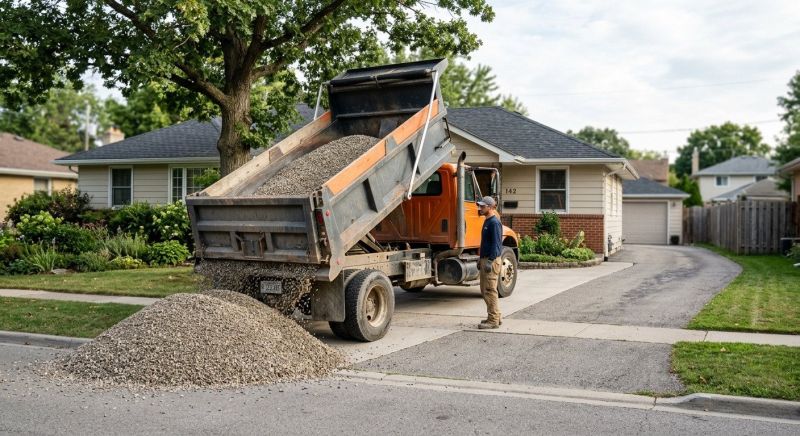 Pea Gravel Delivery