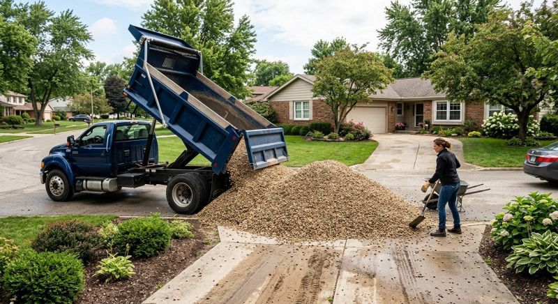 Pea Gravel Delivery