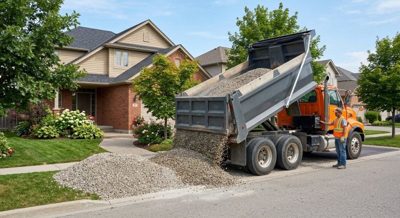 Pea Gravel Delivery
