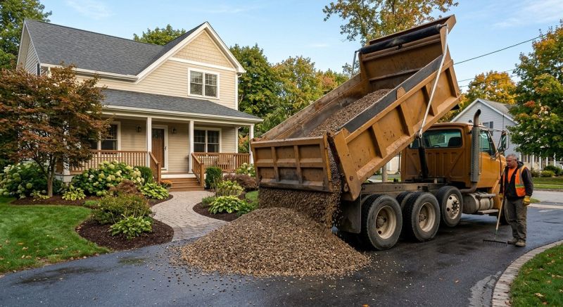 Pea Gravel Delivery