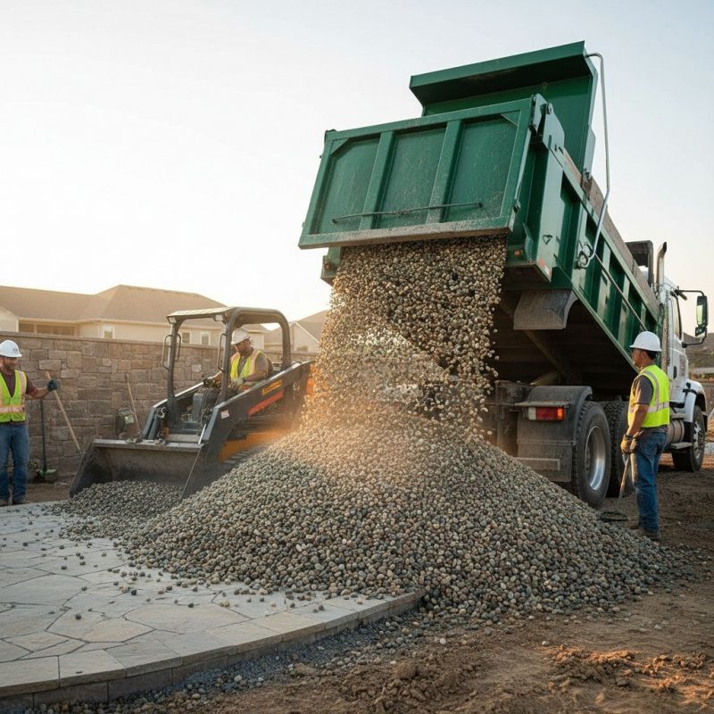Pea Gravel Delivery