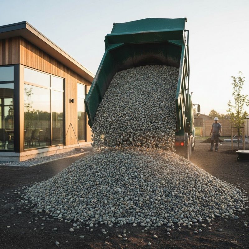 Pea Gravel Delivery