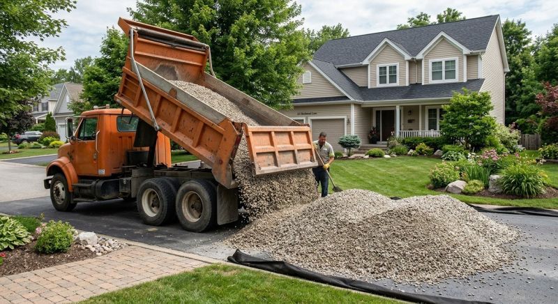 Pea Gravel Delivery