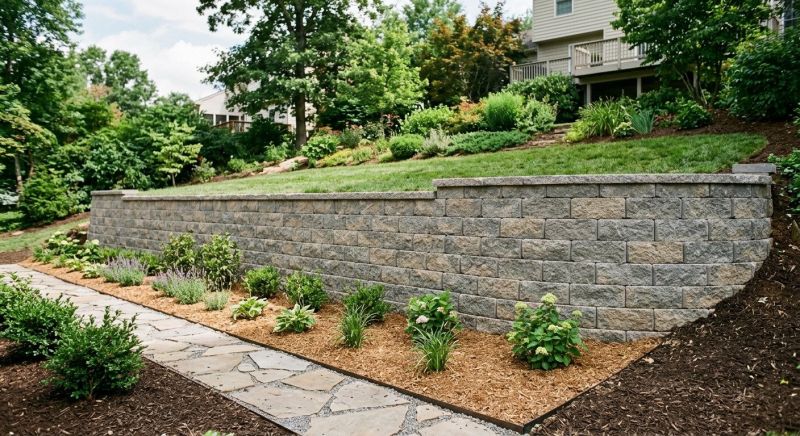 Retaining Wall Installation