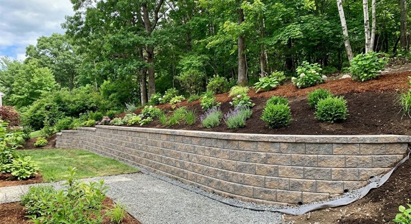 Retaining Wall Installation