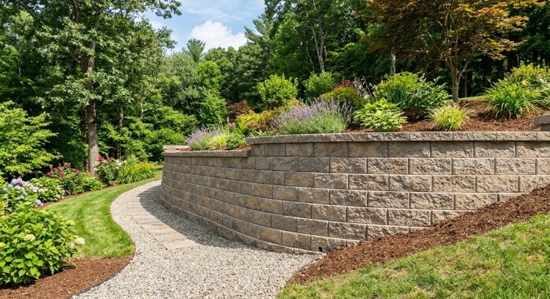 Retaining Wall Installation