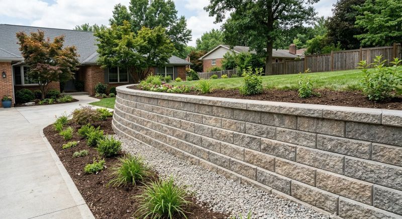 Retaining Wall Installation