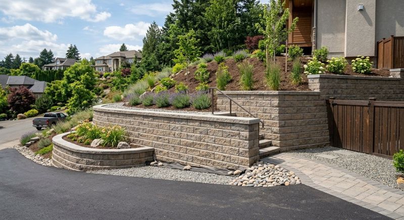 Retaining Walls For Sloped Yards